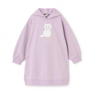 【人気商品再入荷】【直営店で取り扱い無し】どうぶつモチーフ　パーカワンピース