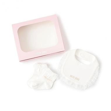 【BOX付】【日本製】オリジナルボックスつき　スタイ＆ソックスセット