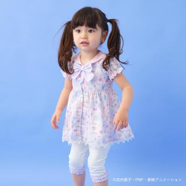 【美少女戦士セーラームーン】セーラー衿総柄チュニック＆レギンスセット