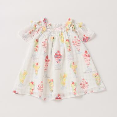 フルーツパフェ柄チュニック