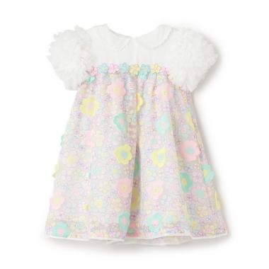 花刺しゅうレースドレス