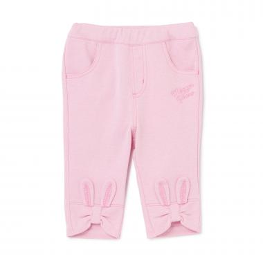 裾リボンうさ耳　7分丈カットソーパンツ