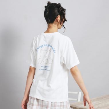 接触冷感ペアくまちゃんビッグTシャツ