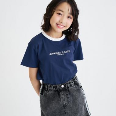 【デイリープライス】箔プリントスケボーくまちゃん半袖Tシャツ
