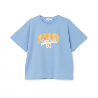 【別注】カレッジナンバー発砲プリントTシャツ