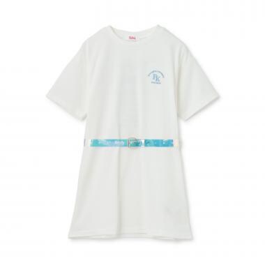 【2way・吸水速乾】クリアベルトつきTシャツ
