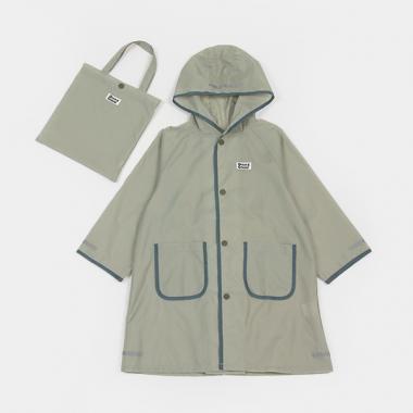 【レインコート/ポンチョ】【オーシャン＆グラウンド】パイピングレインコート