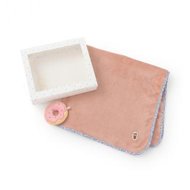 【BOX付】【オーシャン＆グラウンド】ブランケット&ラトルスウィーツギフトSET