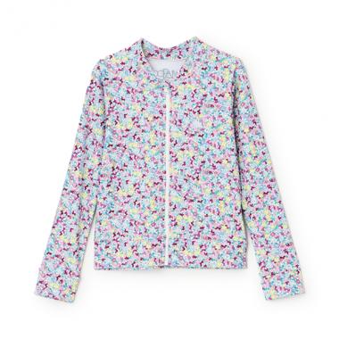 【SWIM】【オーシャン＆グラウンド】GIRL’SソウガラZIPラッシュガード