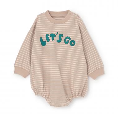 【LaStella】ロゴプリントボーダーボディシャツ