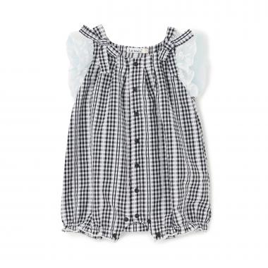 【LaStella】リボンギャザーロンパス