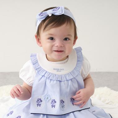 お花刺しゅうスタイ