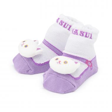 ネコマスコットクルーソックス