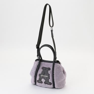 Aファーハンドバッグ