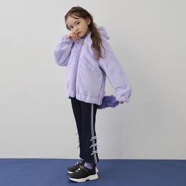 【あったか裏シャギー】脇ラインフレアパンツ