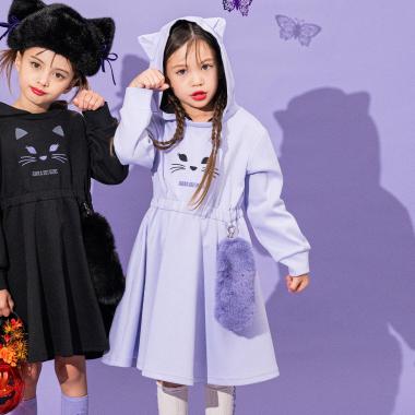 しっぽつきネコカットワンピース