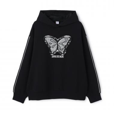 【LADIES】蝶モチーフパーカ