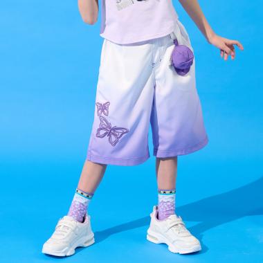 チャームつきワイドハーフパンツ