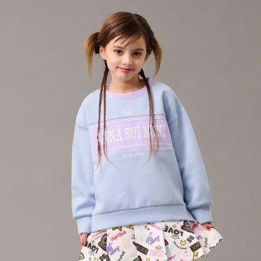 バイカラーロゴトレーナー