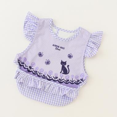 【人気商品再入荷】【直営店で取り扱い無し】ネコストライプお食事スタイ