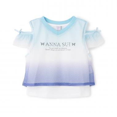 【人気商品再入荷】【直営店で取り扱い無し】メッシュグラデーションT＋タンクトップ