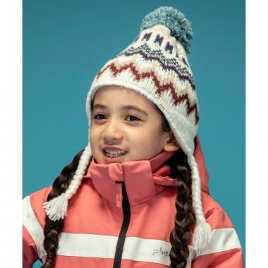 【phenix(フェニックス)】Mix Border Junior Earflap Beanie ミックスボーダージュニアイヤーフラップビーニー/キッズ/子供用 ニットキャップ/スキーウェア/ニット帽/耳あて付き