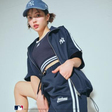 【LTXC】【MLB】【吸水速乾/さらさら】半袖トラックJK