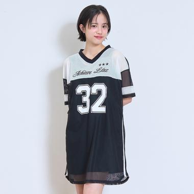 【LTXC】【接触冷感/ひんやり】インナーつきメッシュワンピ