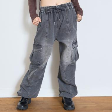 【LTXC】【速乾】【ストレッチ】デニムカーゴパンツ