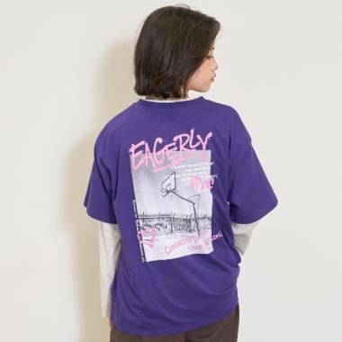 【LTXC/速乾】ルーズTシャツレイヤードセット