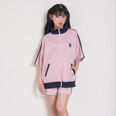 【LTXC/吸水速乾】半袖トラックジャケットセットアップ