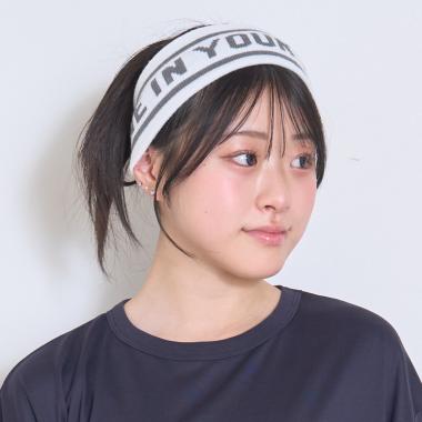 【LTXC】ジャガードロゴヘアバンド