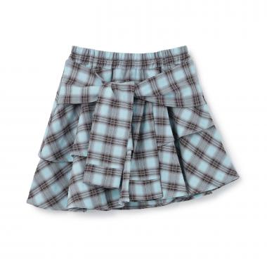 【LTXC】イレヘム腰巻き風チェックキュロット