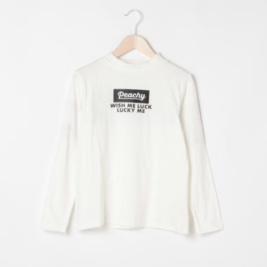 バックロゴボトルネックTシャツ