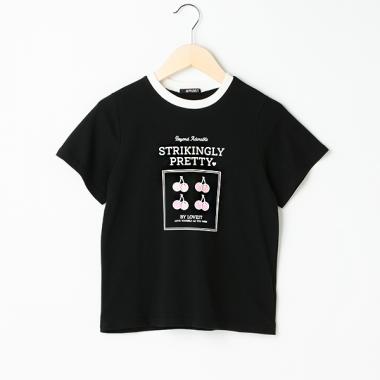 【WEB限定】リンガーチェリー半袖Tシャツ