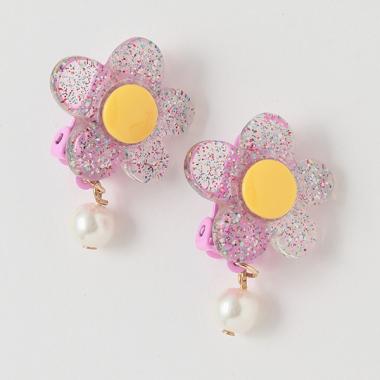 お花イヤリング