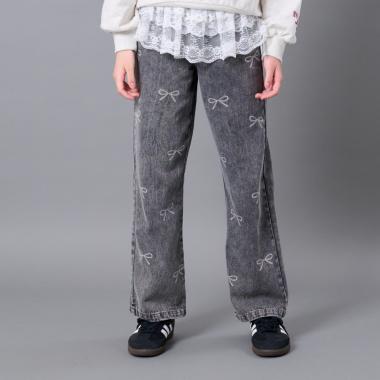 【WEB限定】リボン抜染パンツ