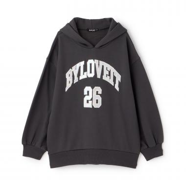 オーロラパッチロングフーディ