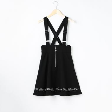 【人気商品再入荷】【直営店で取り扱い無し】前ジップガーリージャンパースカート