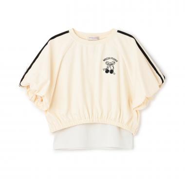 【人気商品再入荷】【直営店で取り扱い無し】サイドラインバルーン袖Tシャツ＆タンクトップセット