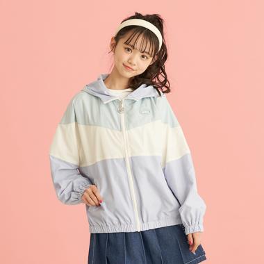 配色ポケッタブルブルゾン