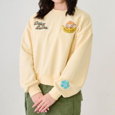ルッキー サガラ刺しゅうトレーナー