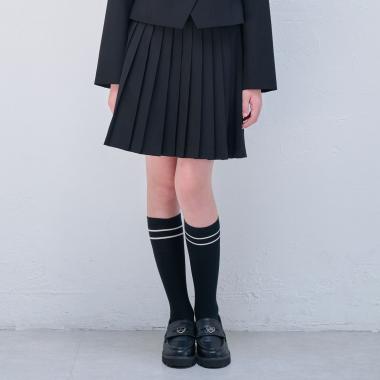 細プリーツスカパン