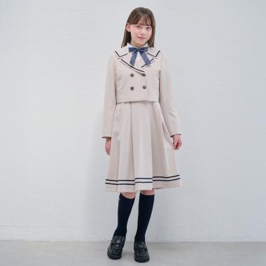 セーラーショートジャケット&ジャンパースカートセット
