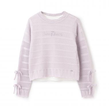 ラメニット＆半袖Tシャツセット