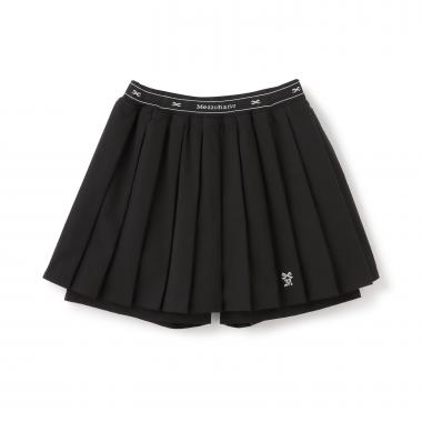 【吸水速乾・耐塩素加工】ウエストリブプリーツショートパンツ