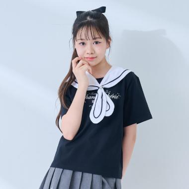 【接触冷感】3WAYセーラーTシャツ