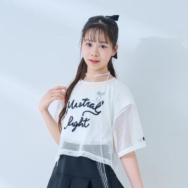 コード刺しゅうメッシュTシャツ×【接触冷感】Tシャツセット