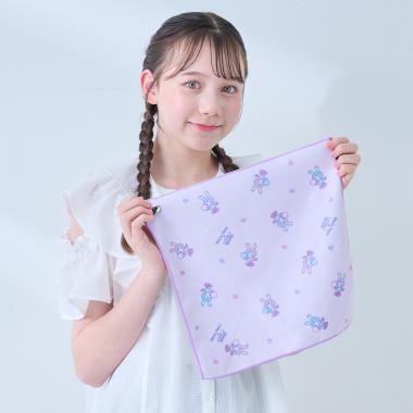 ベリエちゃん柄くっつきタオル