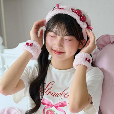 アソート柄ヘアバンド×リストバンドセット
